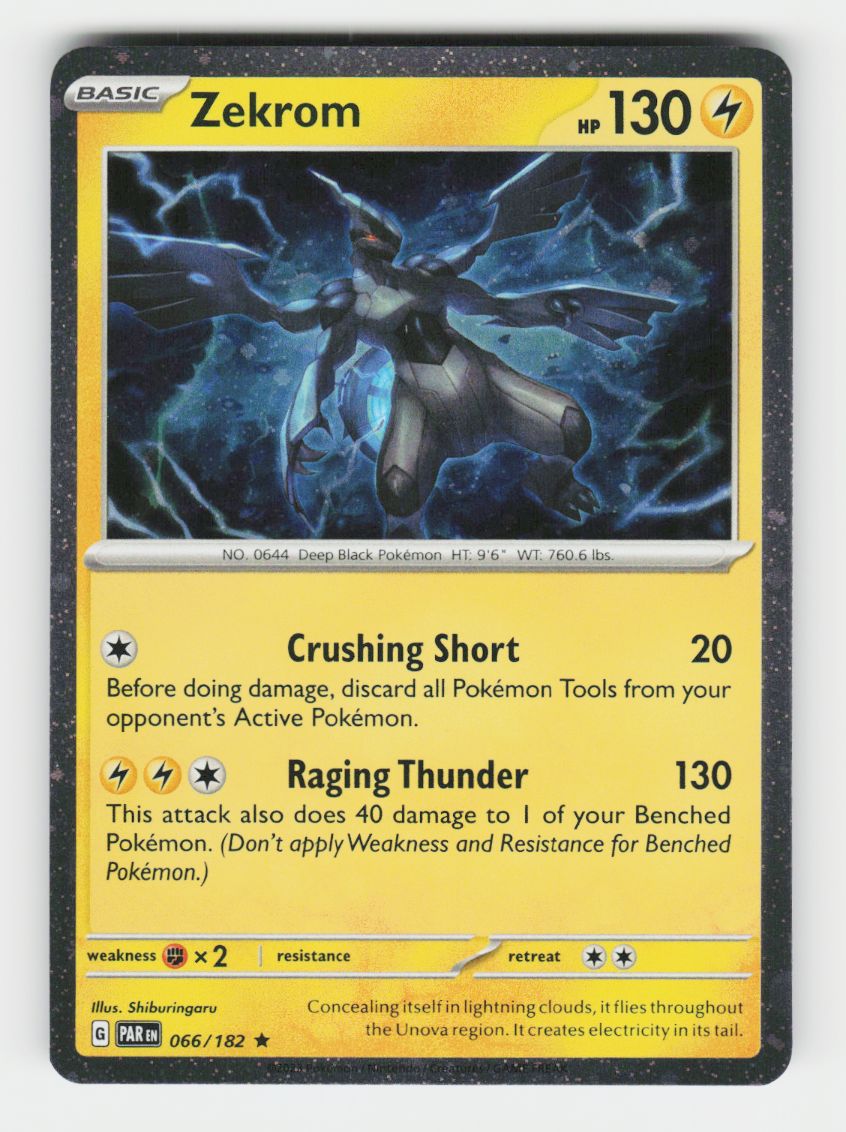 Zekrom - 066/182 (Cosmos Holo) - 066/182 - D
