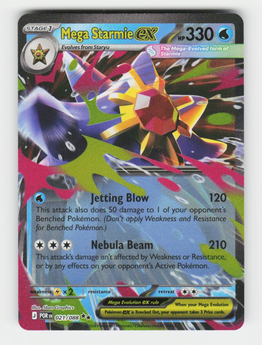 Mega Starmie ex - 021/088 - A