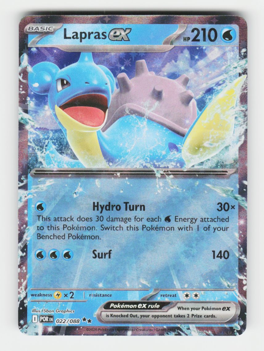 Lapras ex - 022/088 - B