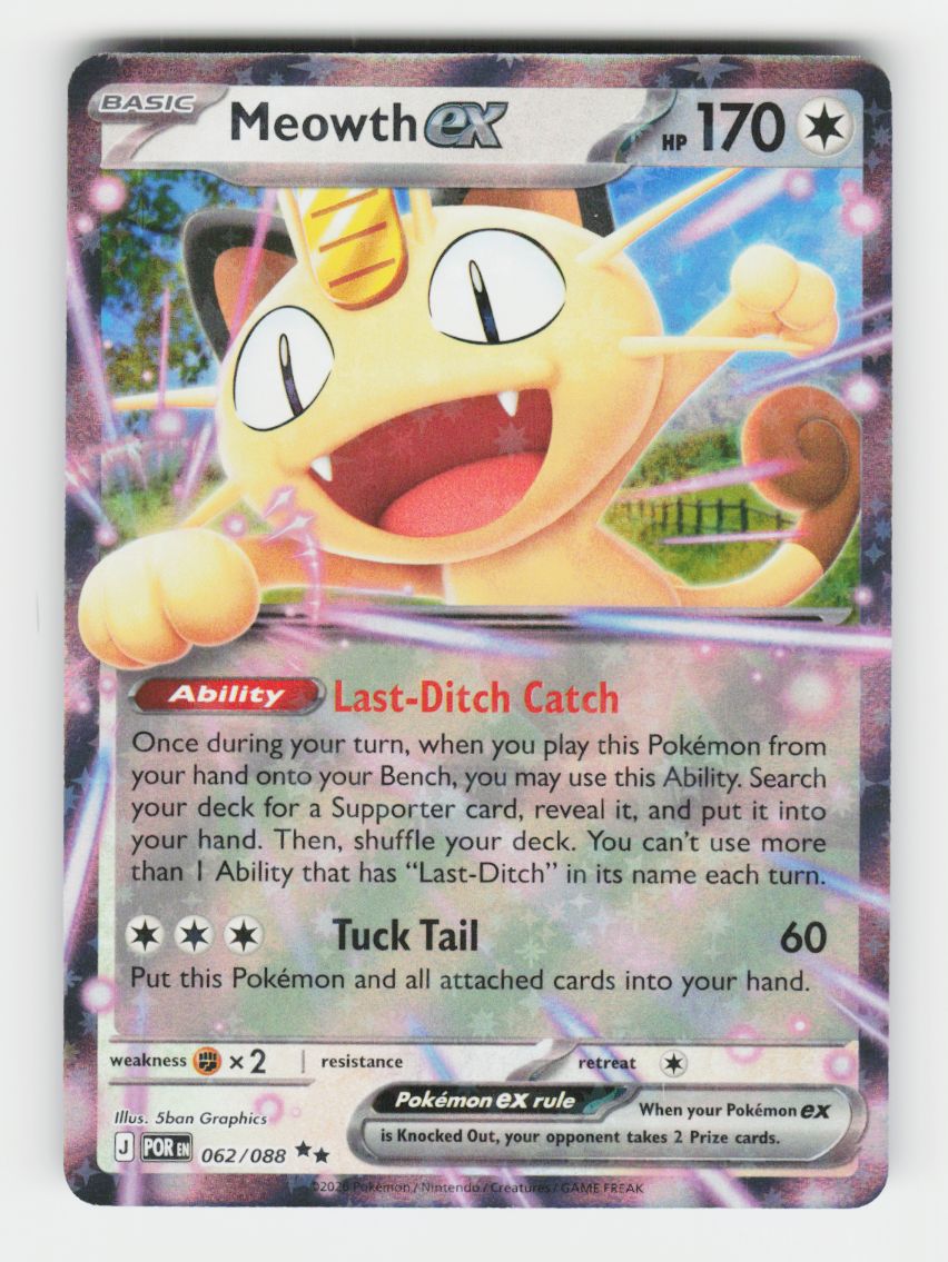 Meowth ex - 062/088