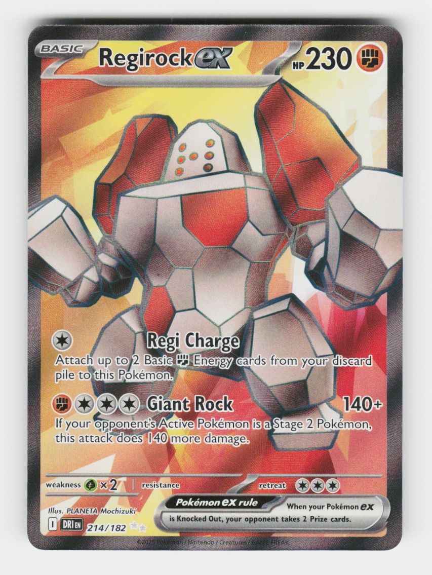 Regirock ex - 214/182