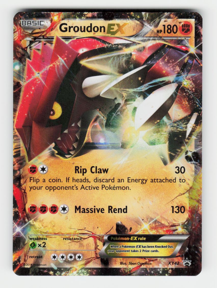 Groudon EX - XY42 - Holo