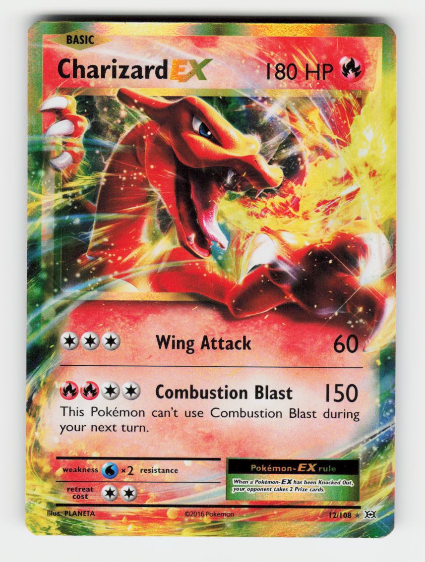 Charizard EX - 12/108 - Holo