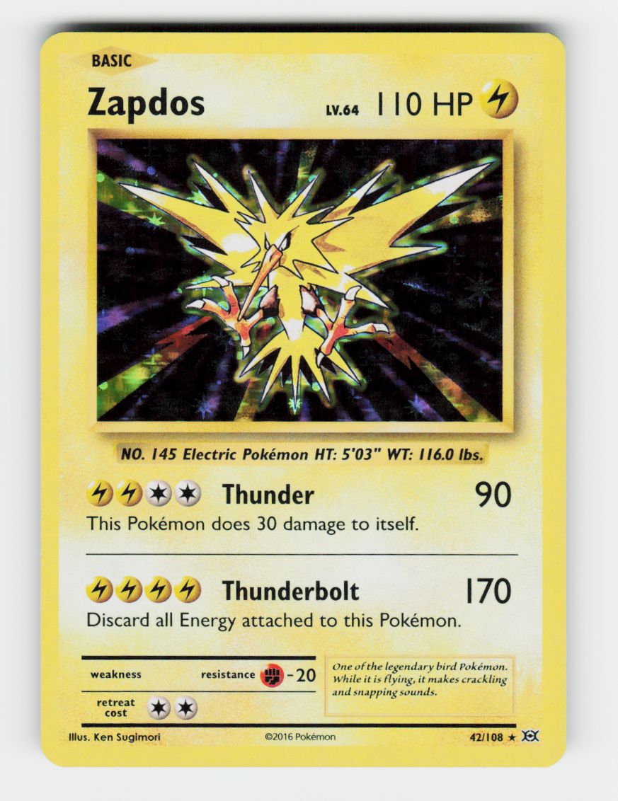 Zapdos - 42/108 - Holo