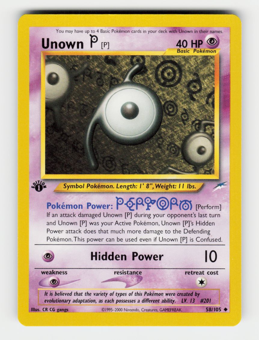Unown [P] - 058/105