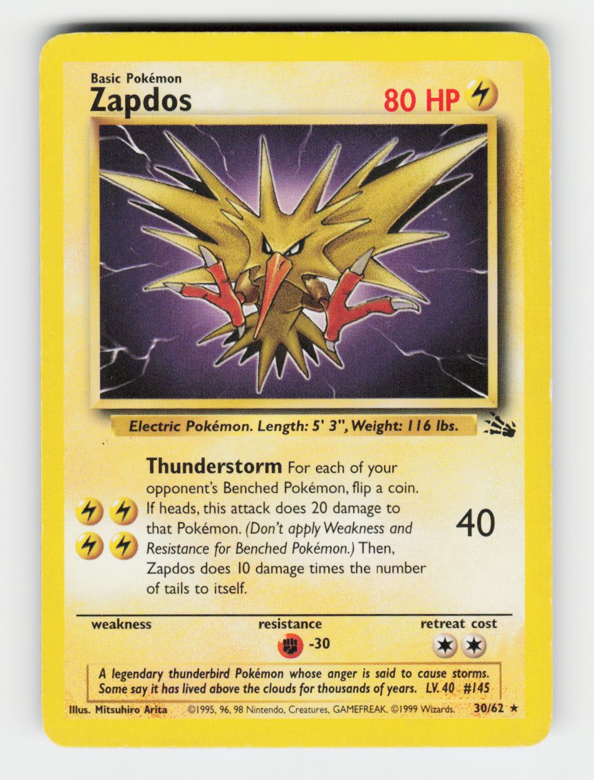 Zapdos (30) - 30/62 - Normal - B