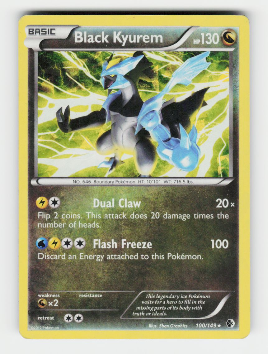 Black Kyurem - 100/149 (BW Boundaries Crossed) - Holo