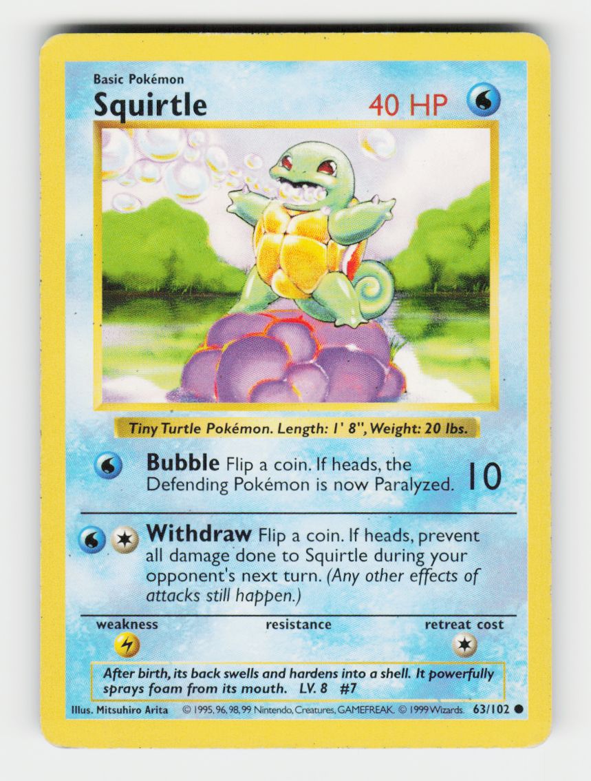 Squirtle - 063/102 - Normal
