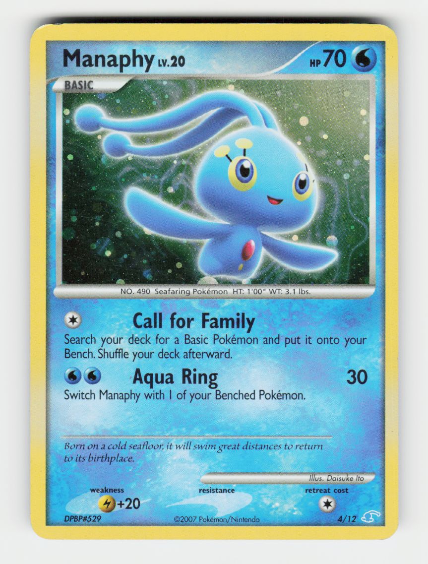 Manaphy - 4/12 - Holo