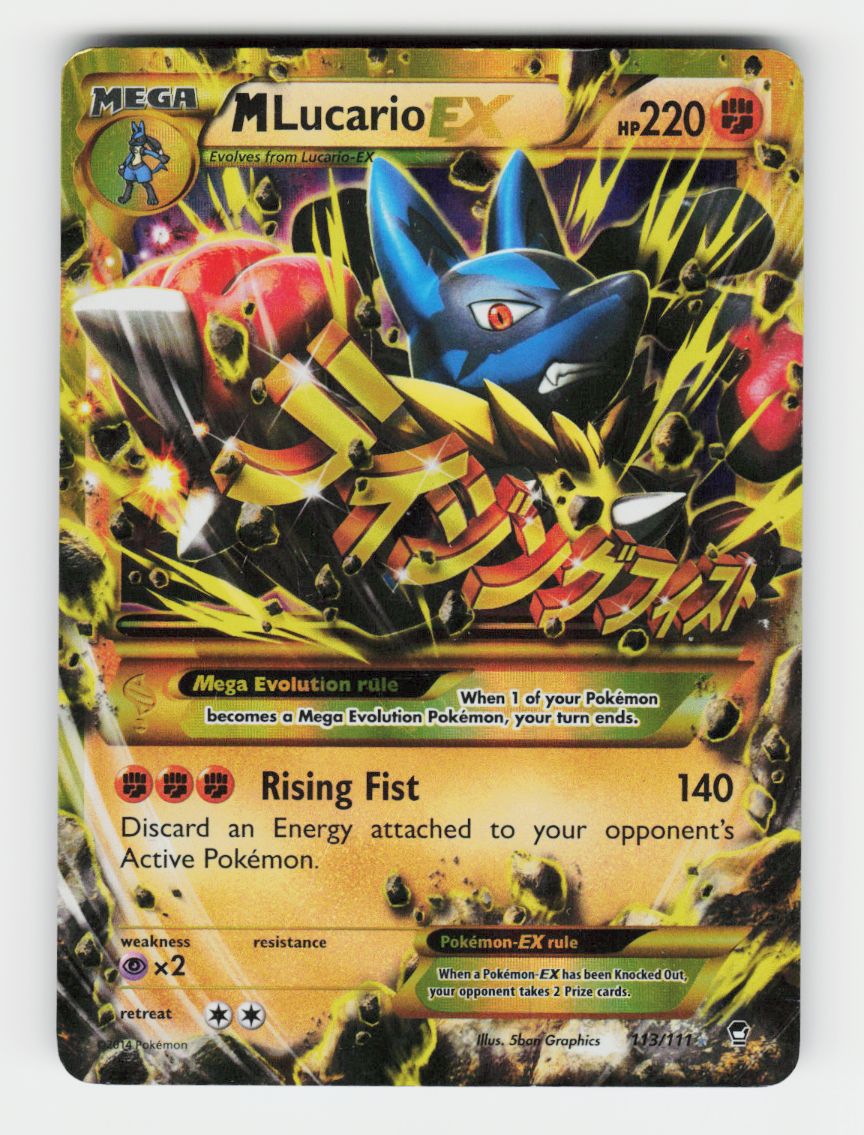 M Lucario EX (Secret) - 113/111 - Holo