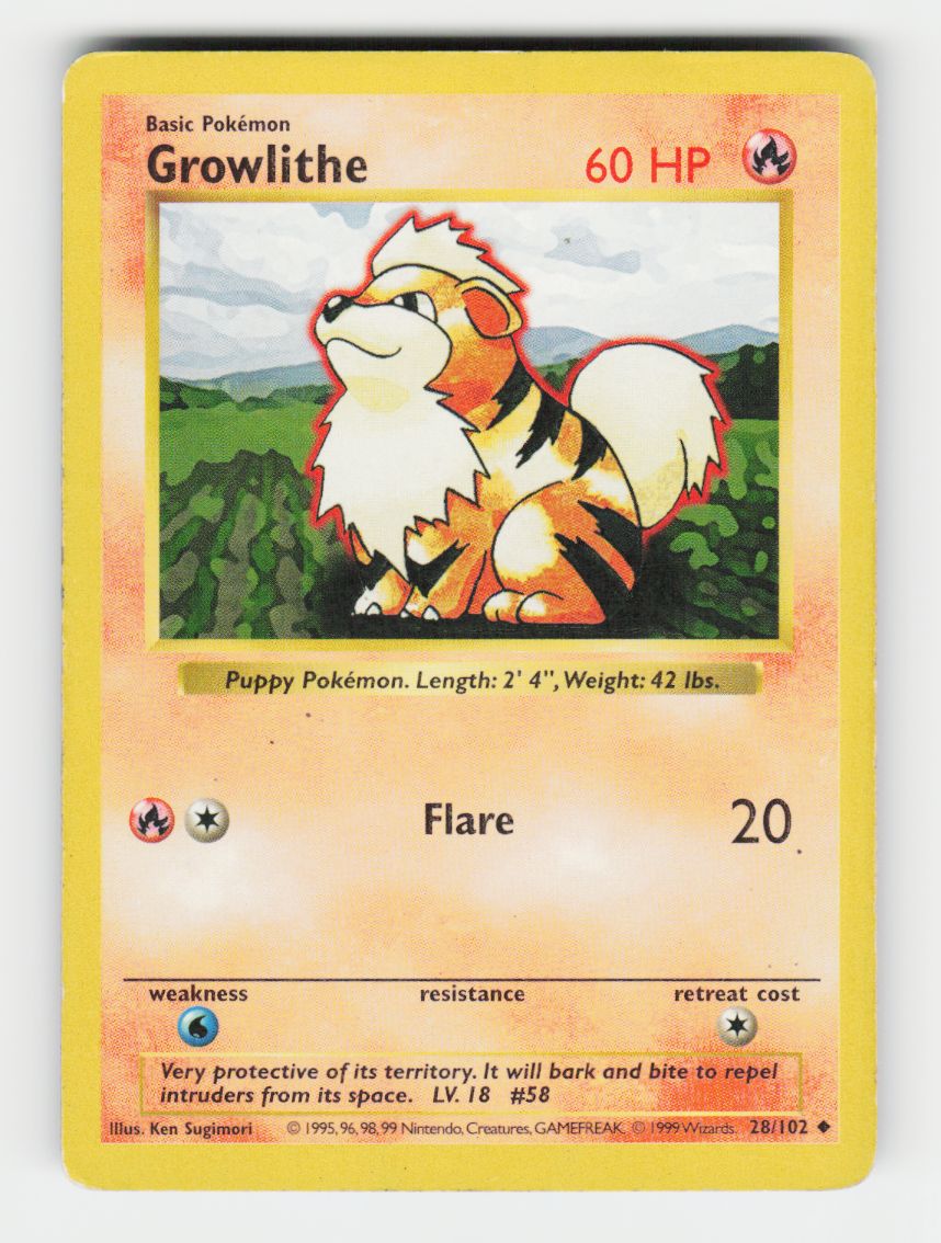 Growlithe - 028/102 - Normal