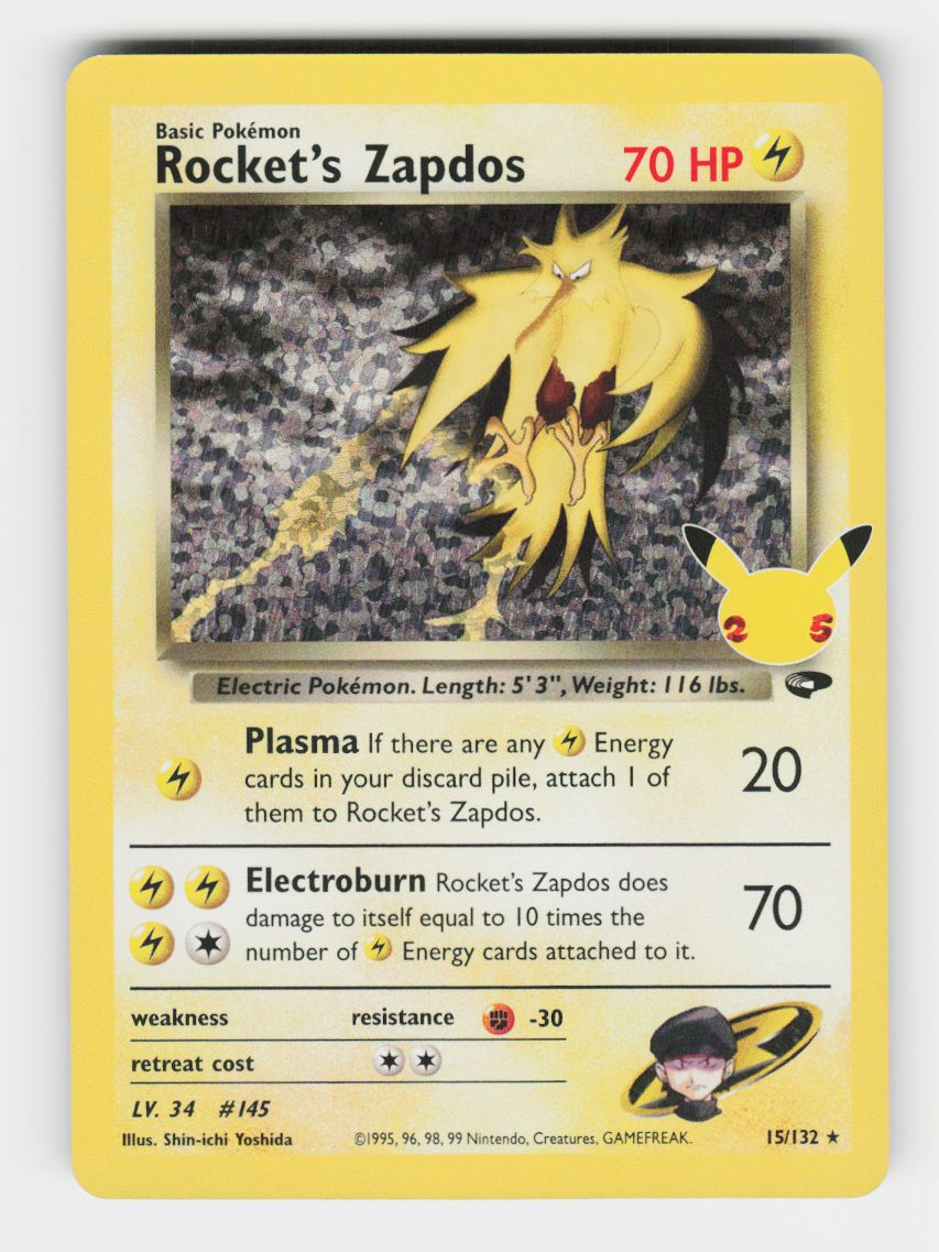 Rocket's Zapdos - 15/132 -aa