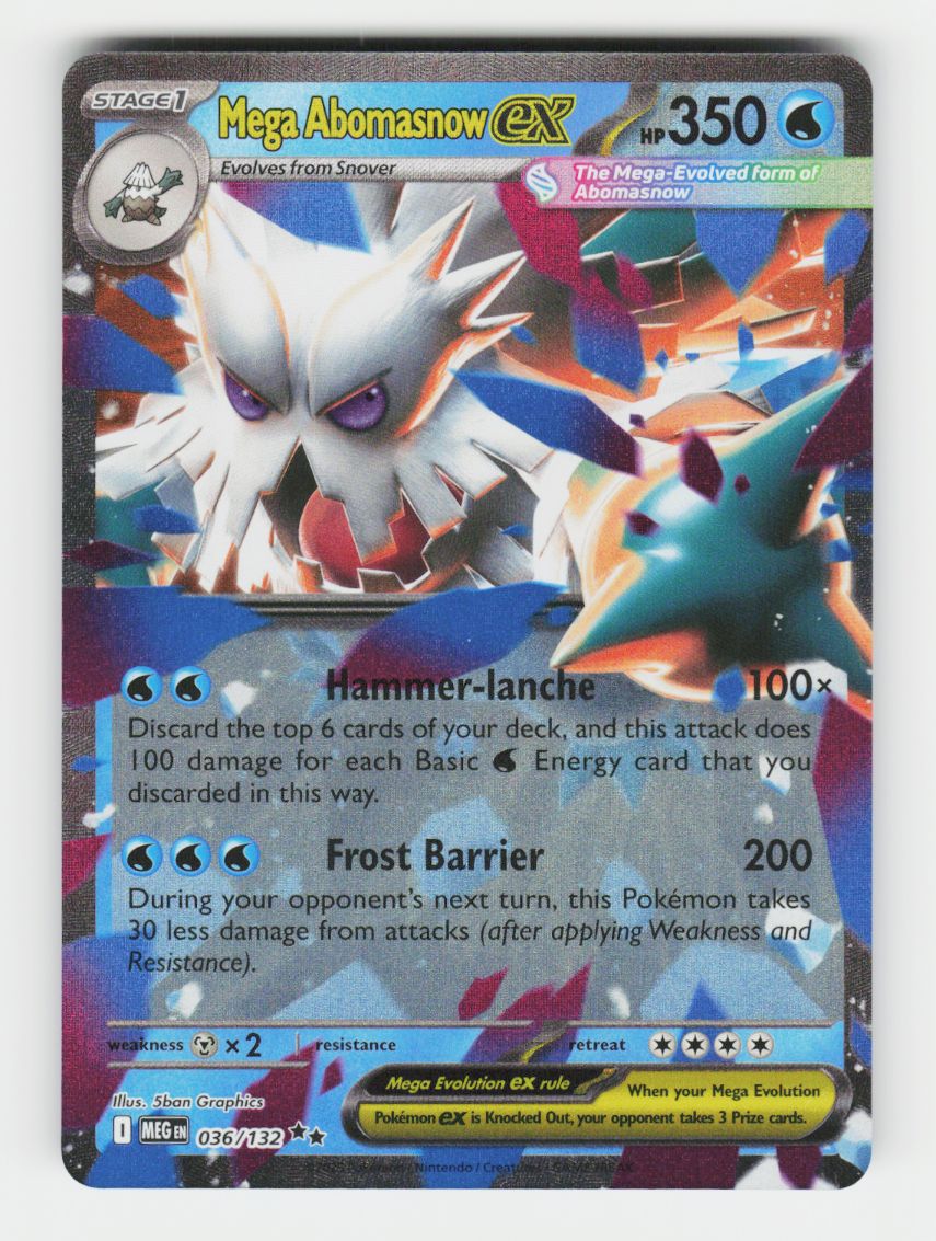 Mega Abomasnow ex - 036/132 -aa