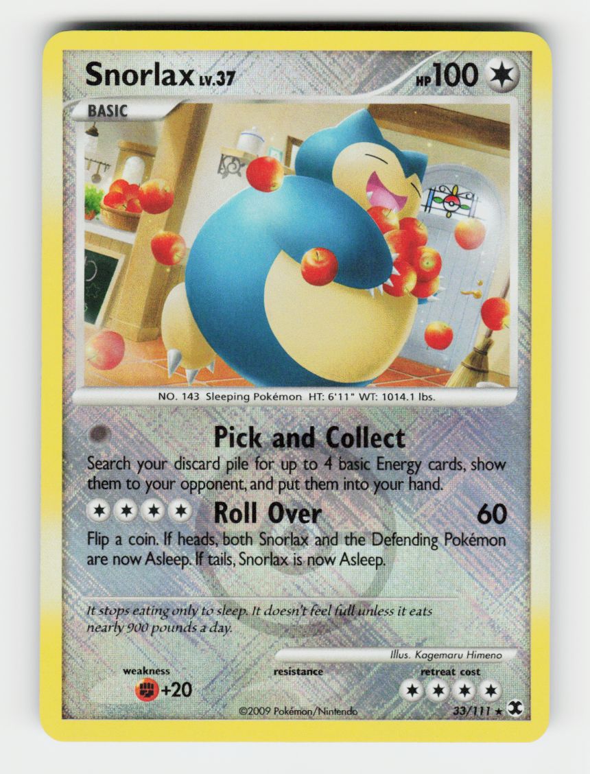 Snorlax - 33/111 (League Promo) - 033/111 - RH