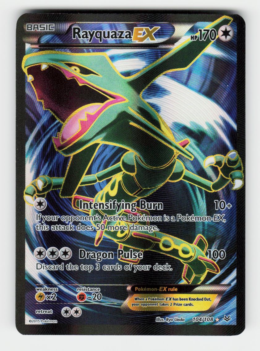 Rayquaza EX (104 Full Art) - 104/108 - Holo