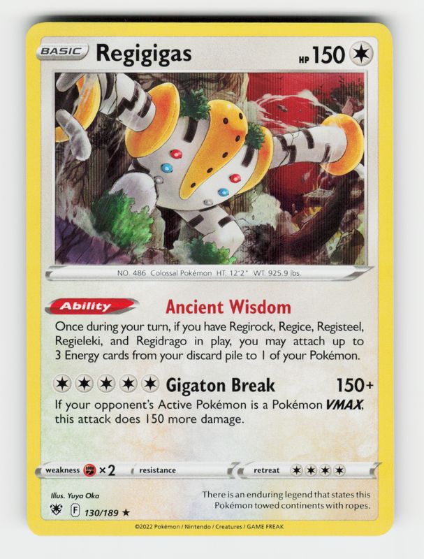 Regigigas - 130/189 - Holo