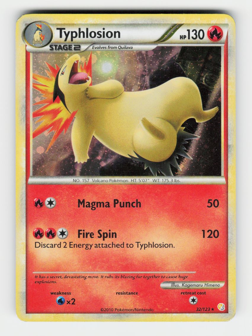 Typhlosion - 32/123 (Cosmos Holo) - 032/123 - Holo