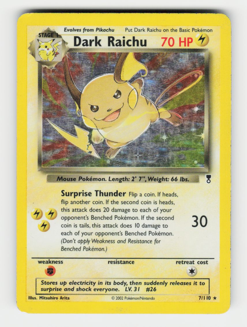 Dark Raichu - 007/110 - Holo