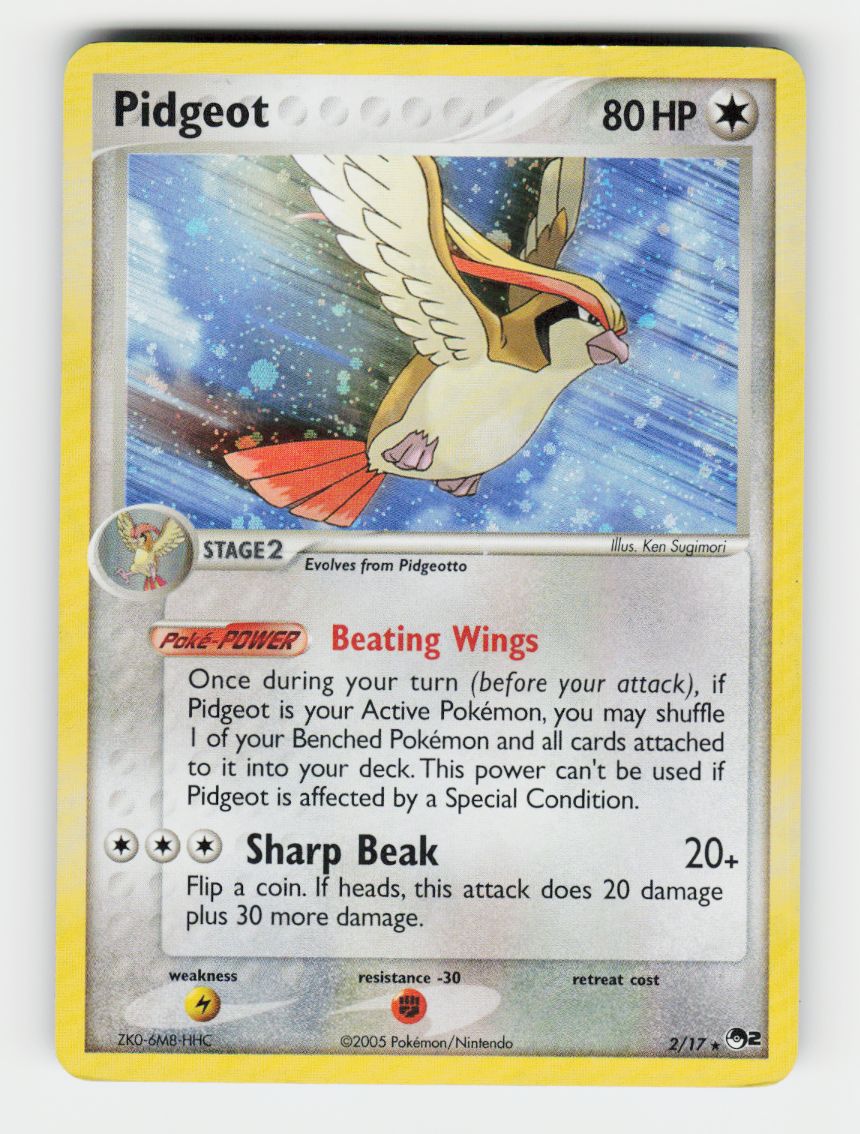 Pidgeot - 002/017 - Holo
