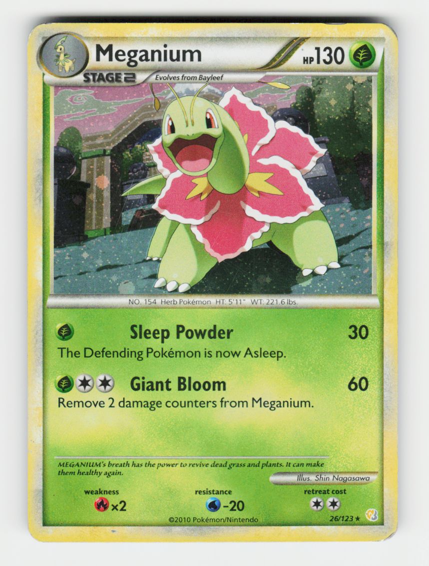 Meganium - 26/123 (Cosmos Holo) - 026/123 - Holo