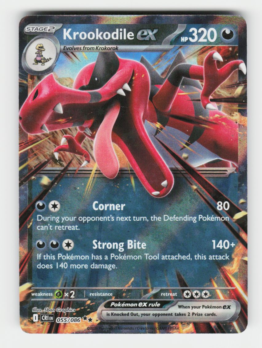 Krookodile ex - 055/086 -aa