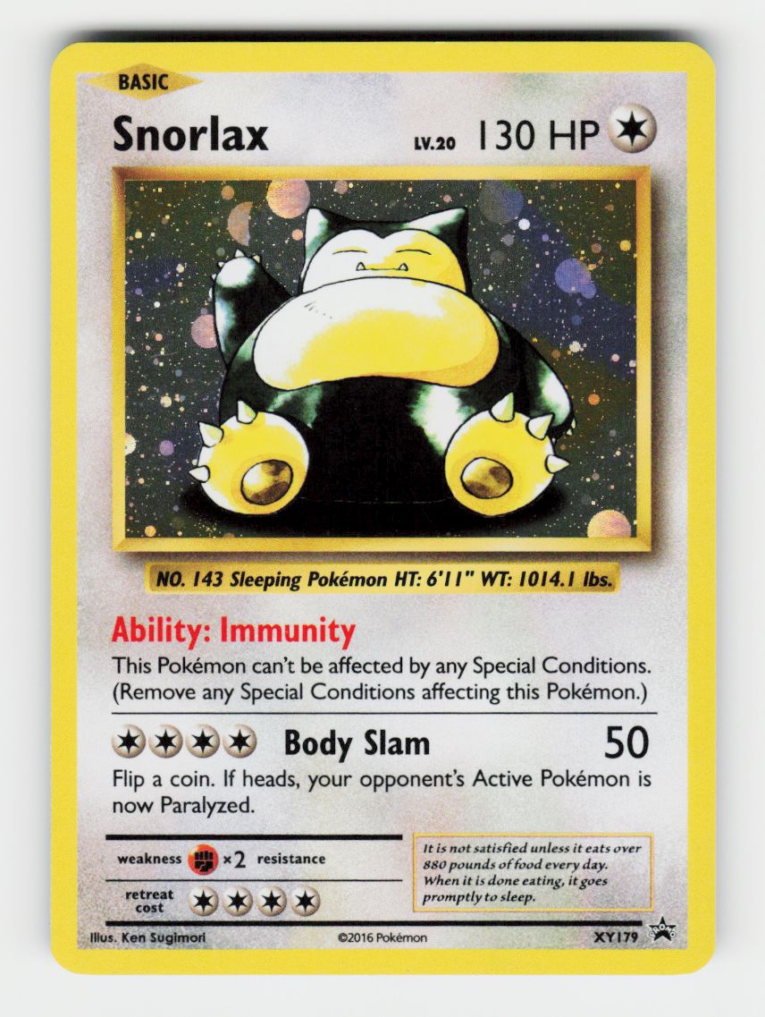 Snorlax (11) - 11/1/1964 - Holo