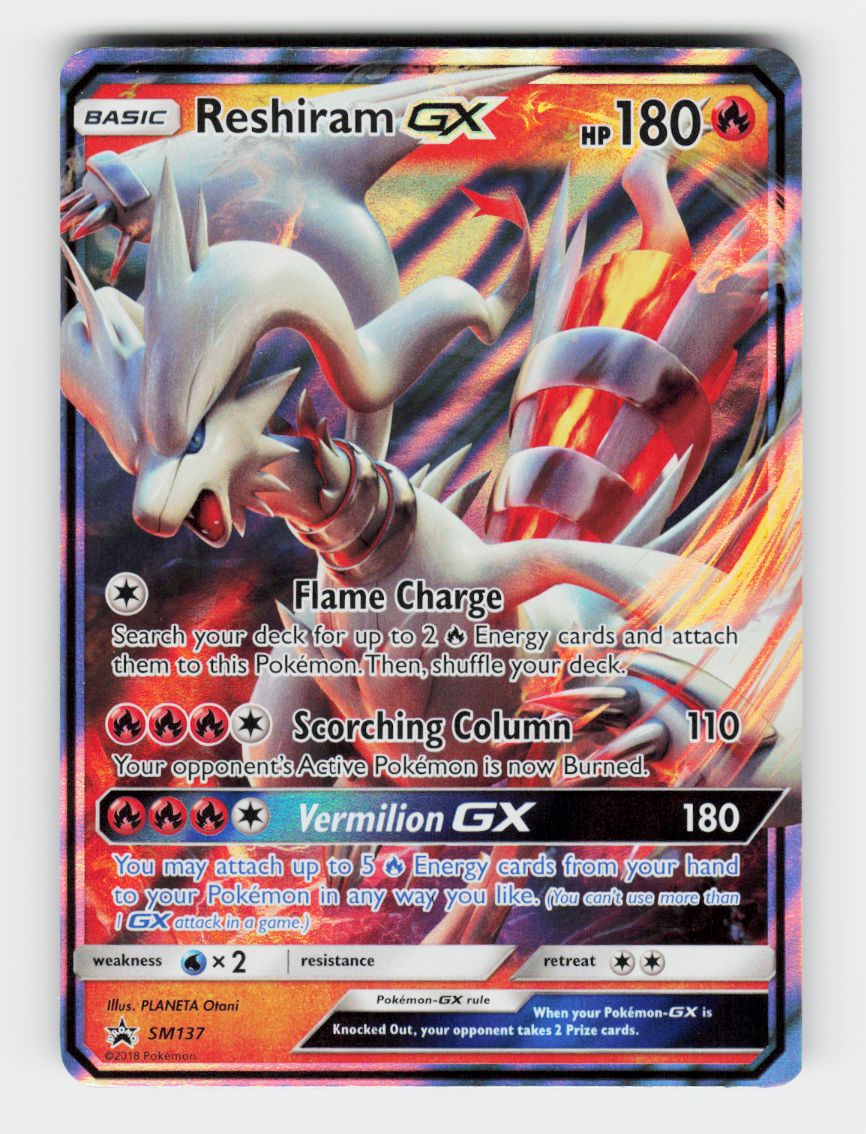 Reshiram GX - SM137 - Holo