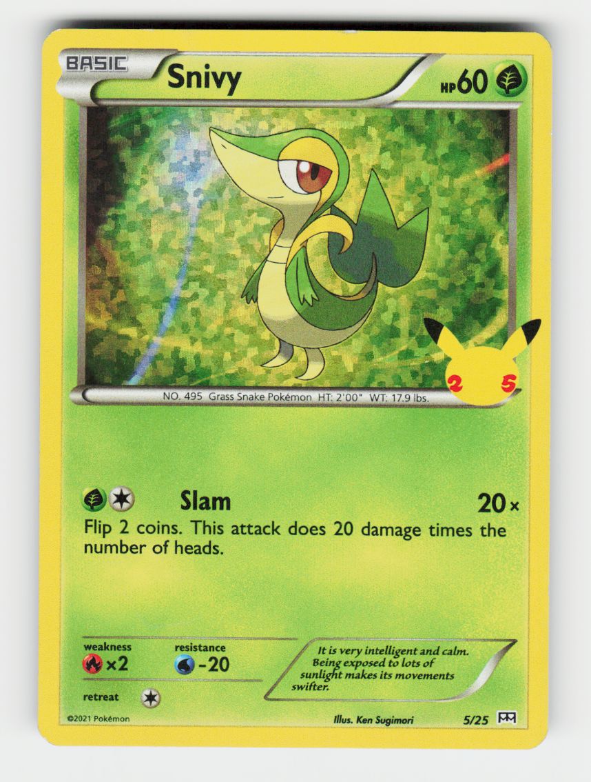 Snivy - 5/25 - 005/025 - Holo