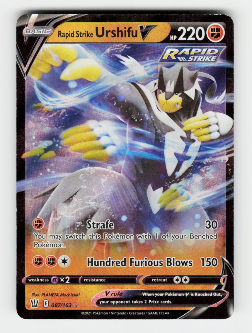 Rapid Strike Urshifu V - 087/163 - Holo
