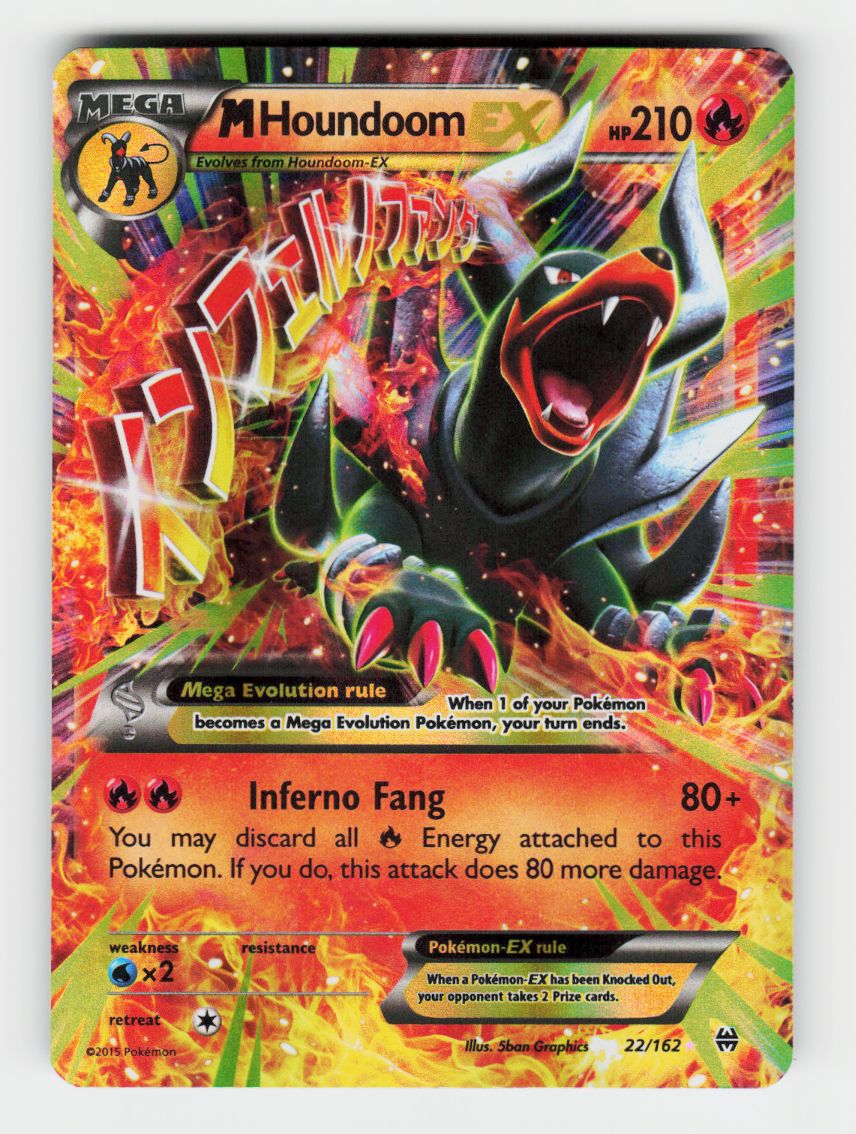M Houndoom EX - 22/162 - Holo