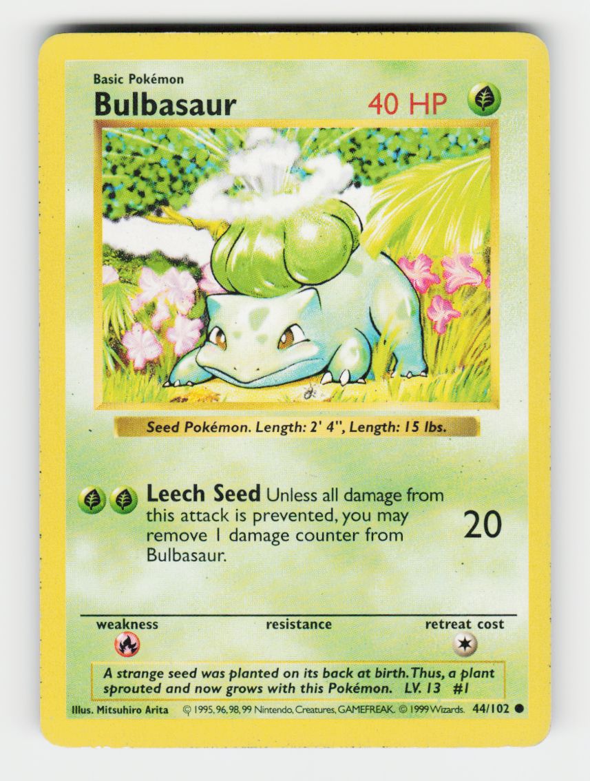 Bulbasaur - 044/102 - Normal