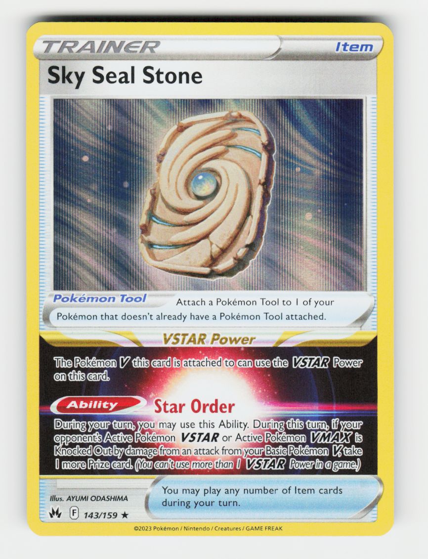 Sky Seal Stone - 143/159 -aa