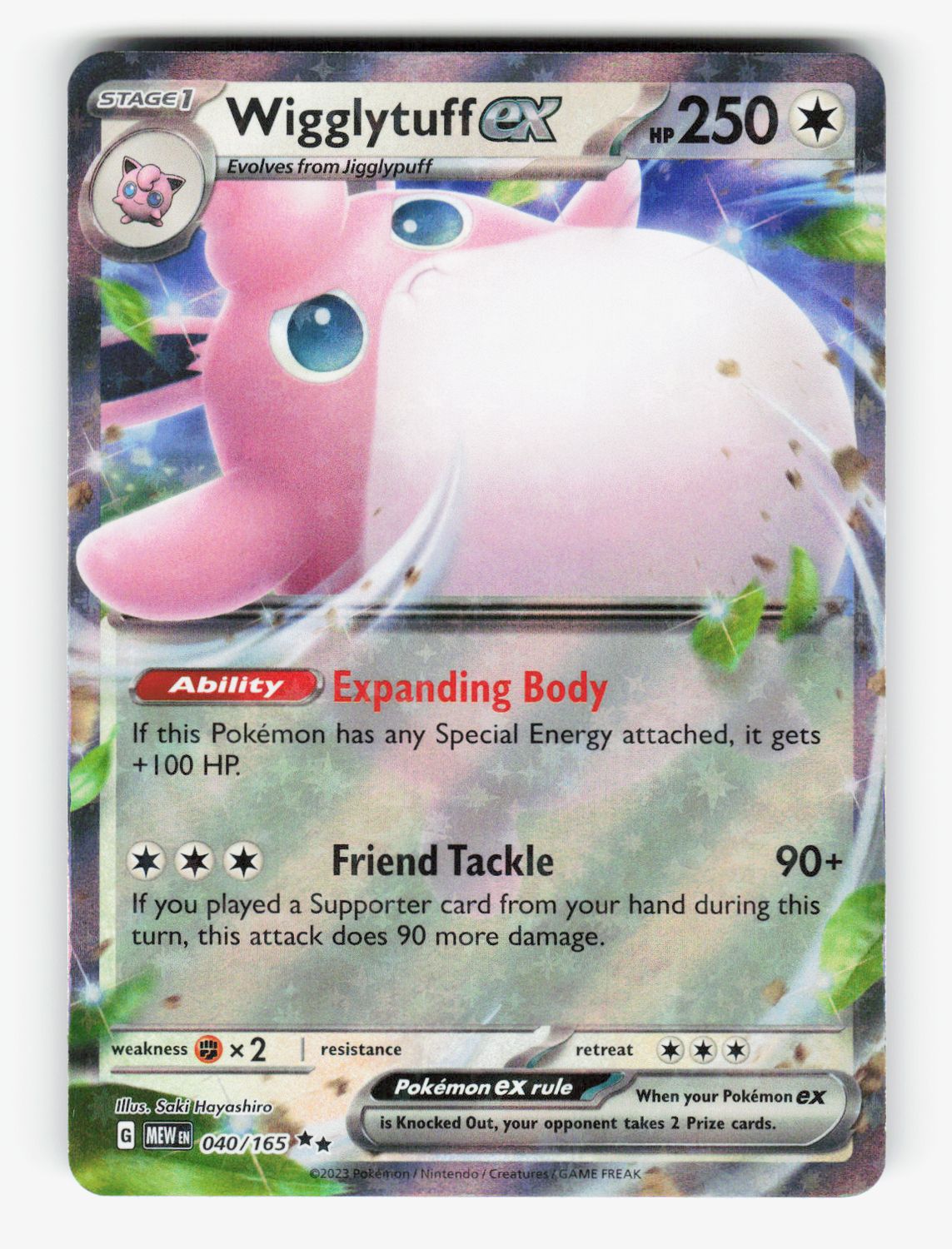 Wigglytuff ex - 040/165