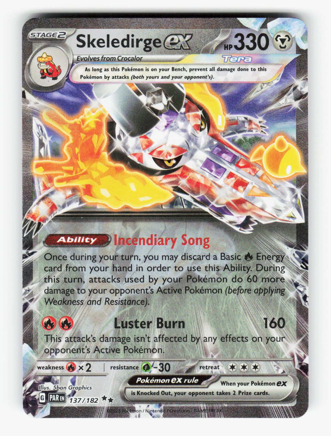 Skeledirge ex - 137/182 - A