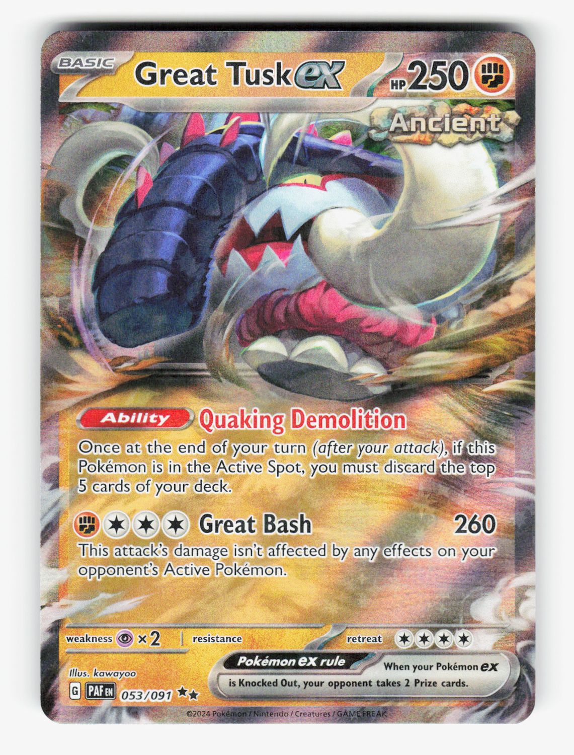 Great Tusk ex - 053/091 - B