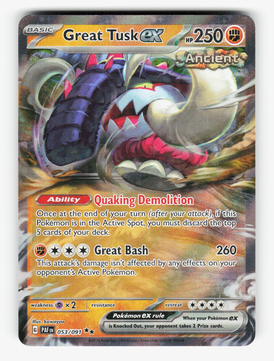 Great Tusk ex - 053/091 - C