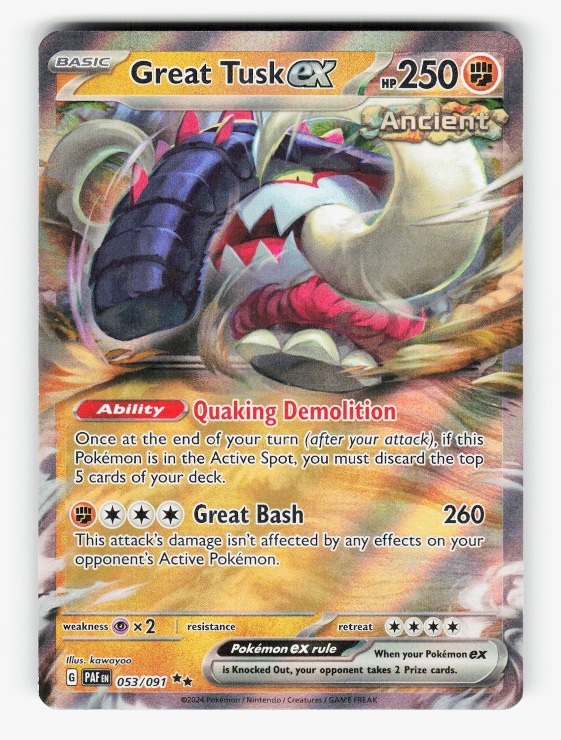 Great Tusk ex - 053/091 - A
