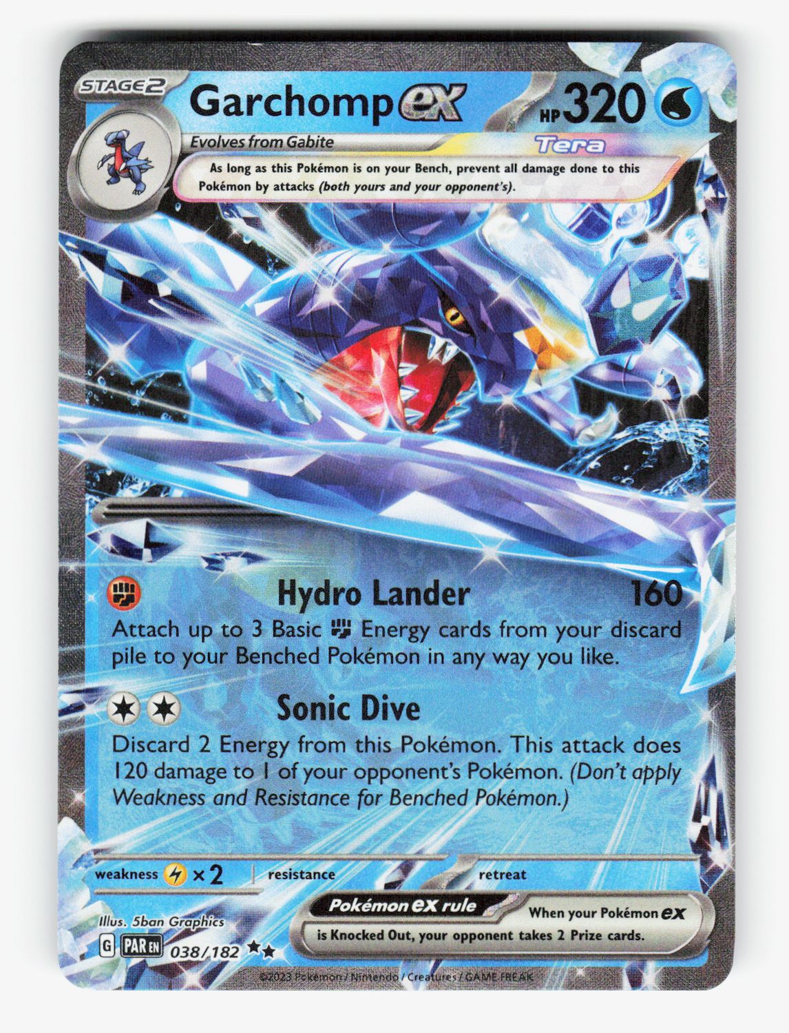 Garchomp ex - 038/182