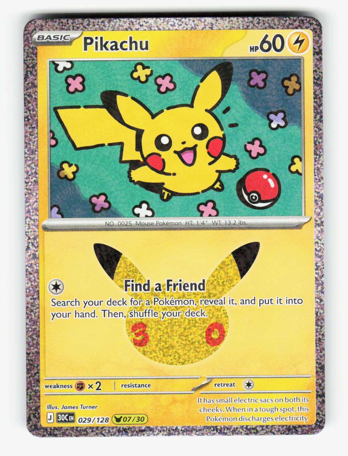 Pikachu - 029/128 - B