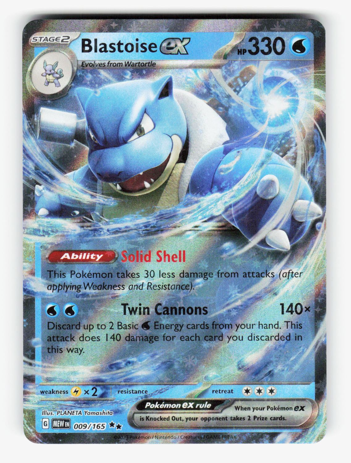 Blastoise ex - 009/165 - B