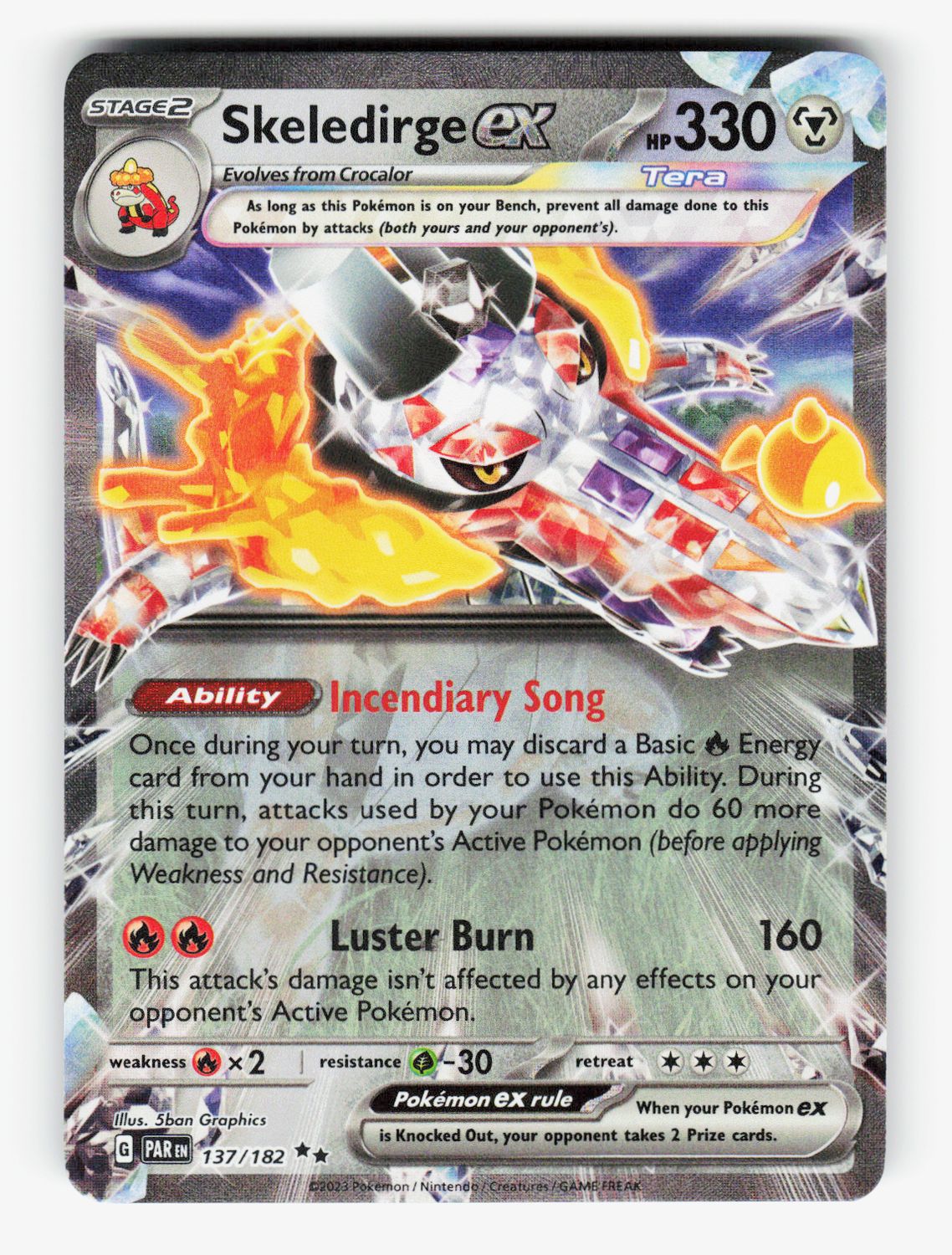 Skeledirge ex - 137/182 - B