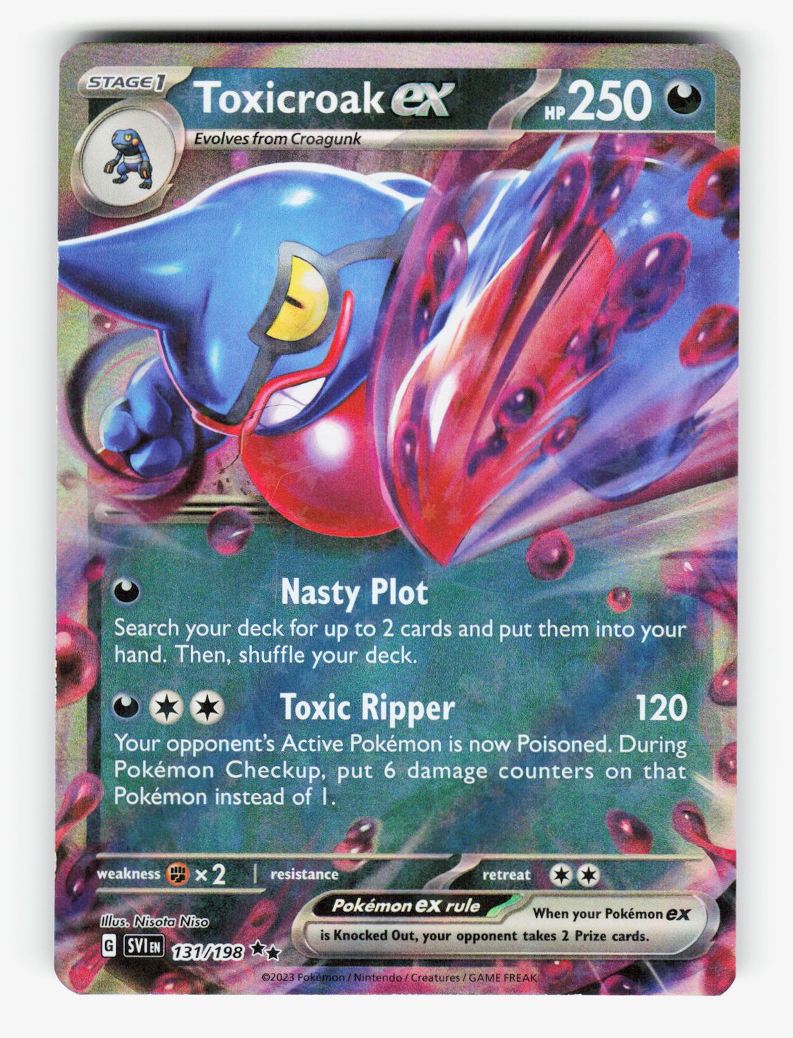 Toxicroak ex - 131/198