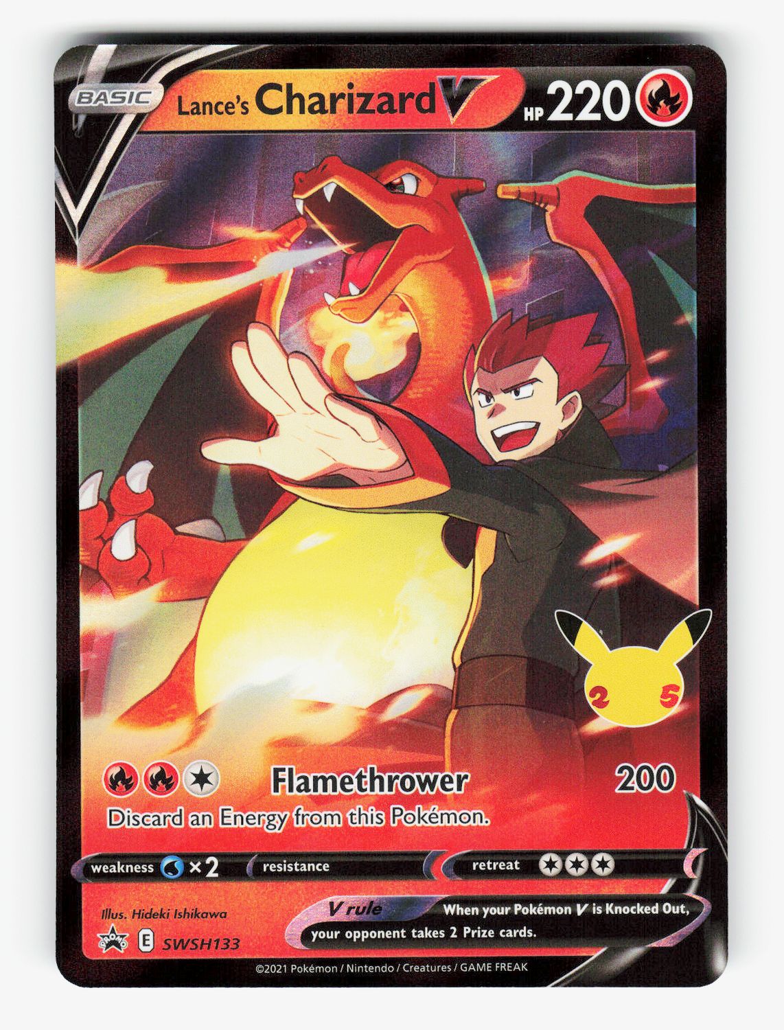 Lance's Charizard V - SWSH133 - A