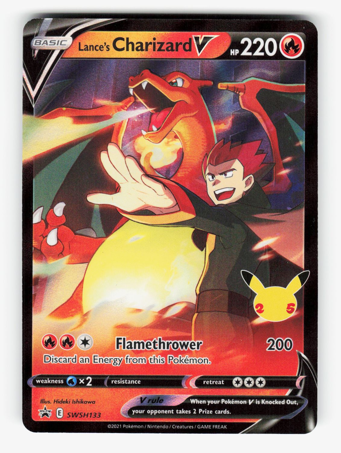 Lance's Charizard V - SWSH133 - B