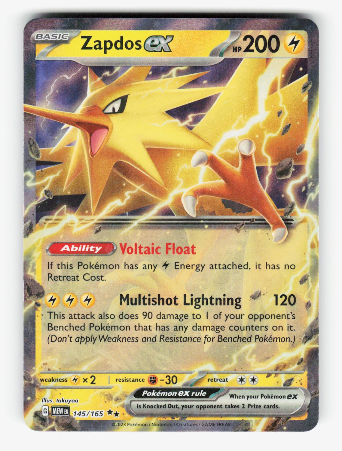 Zapdos ex - 145/165 - B