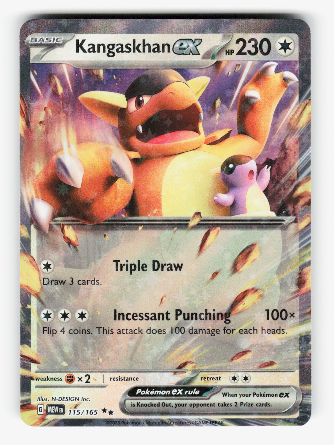 Kangaskhan ex - 115/165