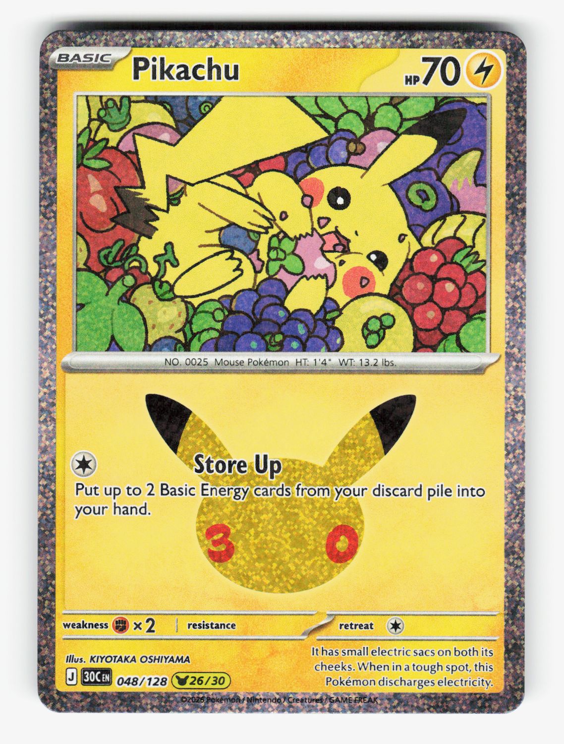 Pikachu - 048/128 - A