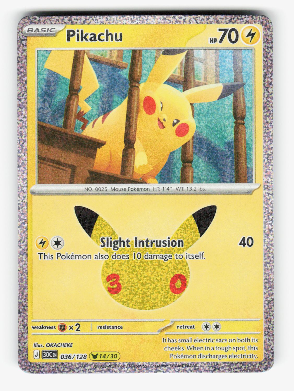 Pikachu - 036/128