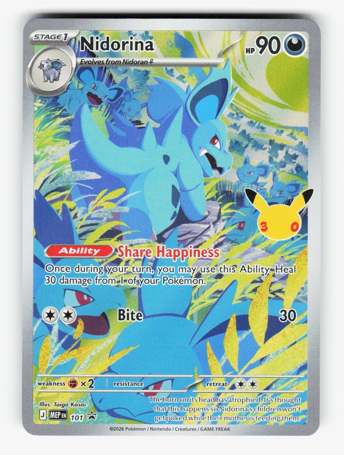 Nidorina - 101 (30th Celebration) - 101