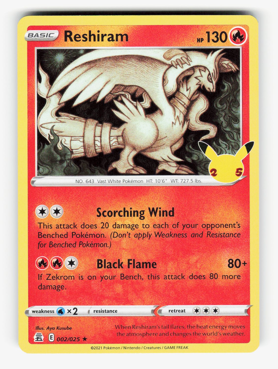 Reshiram - 002/025 - A